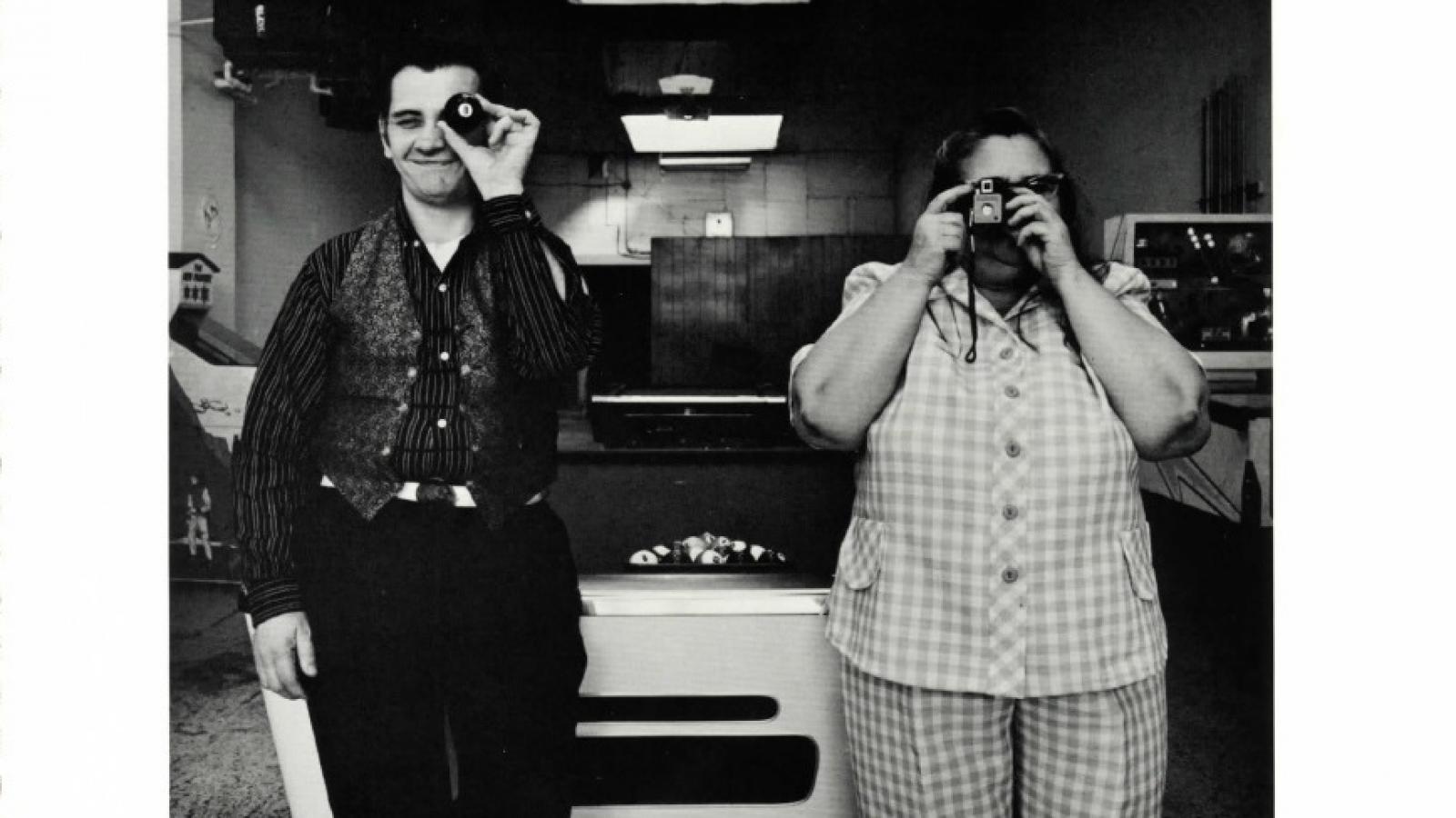 Mr. Spoons (Joe Jones) and his mother, Mildred Jones in Cincinnati, Ohio.
