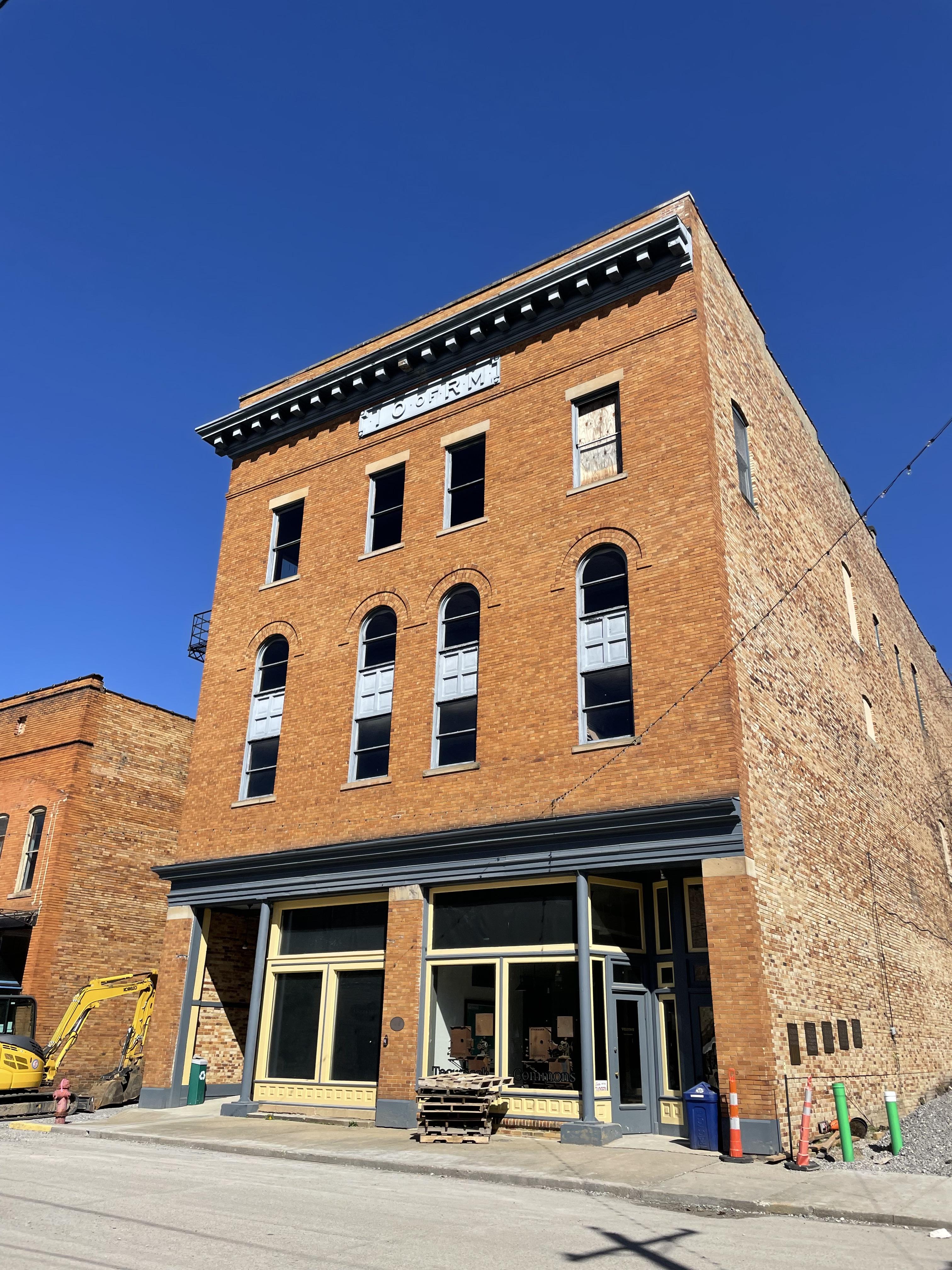 The Tecumseh Theater on Main Street. 