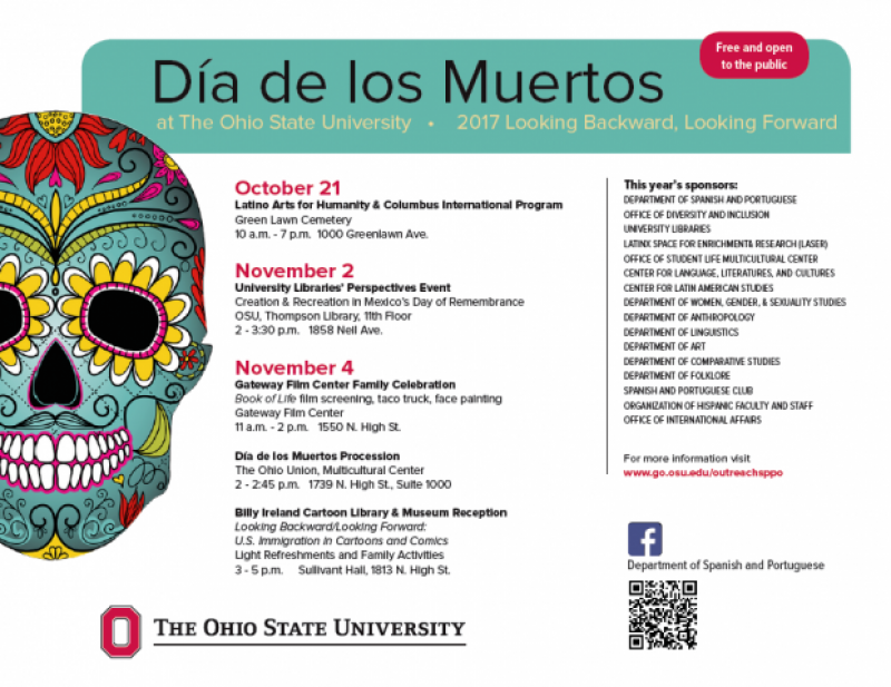 dia de los muertos flier