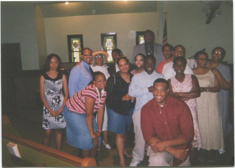 family photo on Mother's Day at Allen Chapel Church