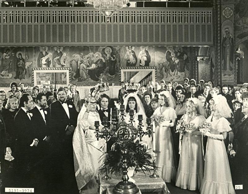 Shot from The Deer Hunter in St. Theodosius Cathedral (Universal Studios)