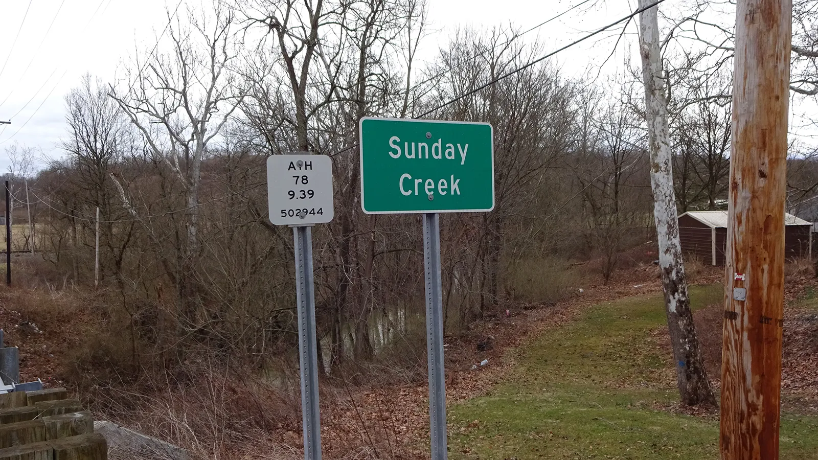 Sunday Creek in Perry County, Ohio.
