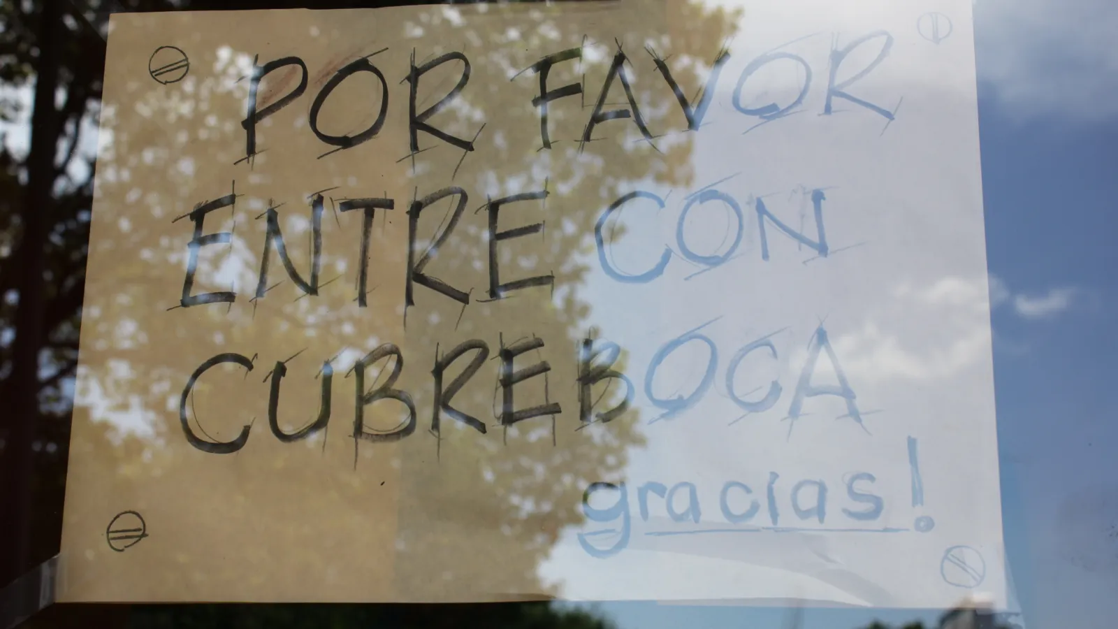 Signs during covid