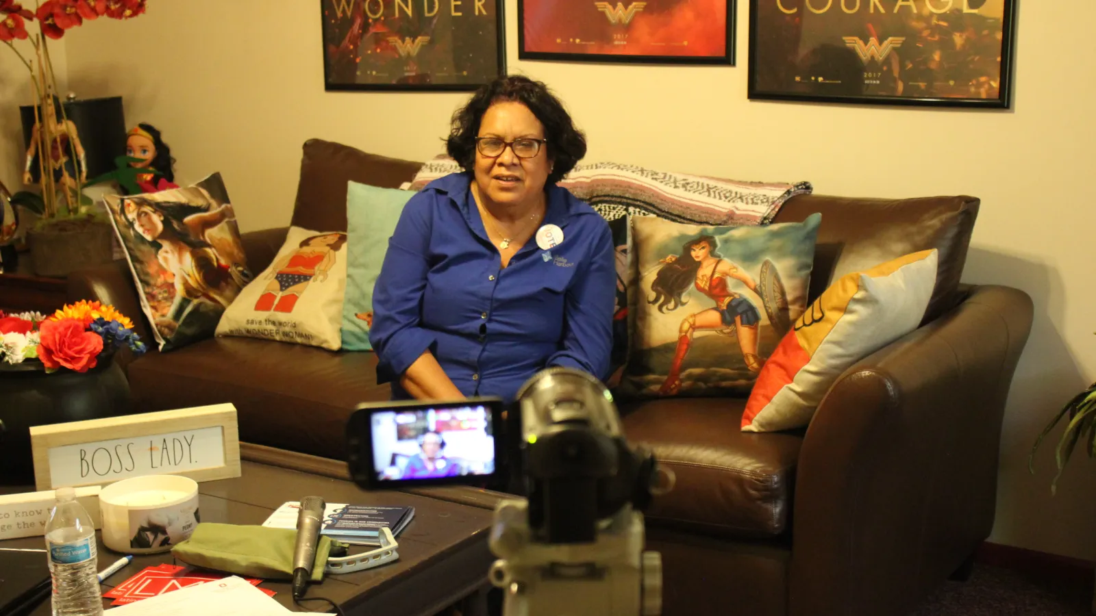 Anamaria during the interview