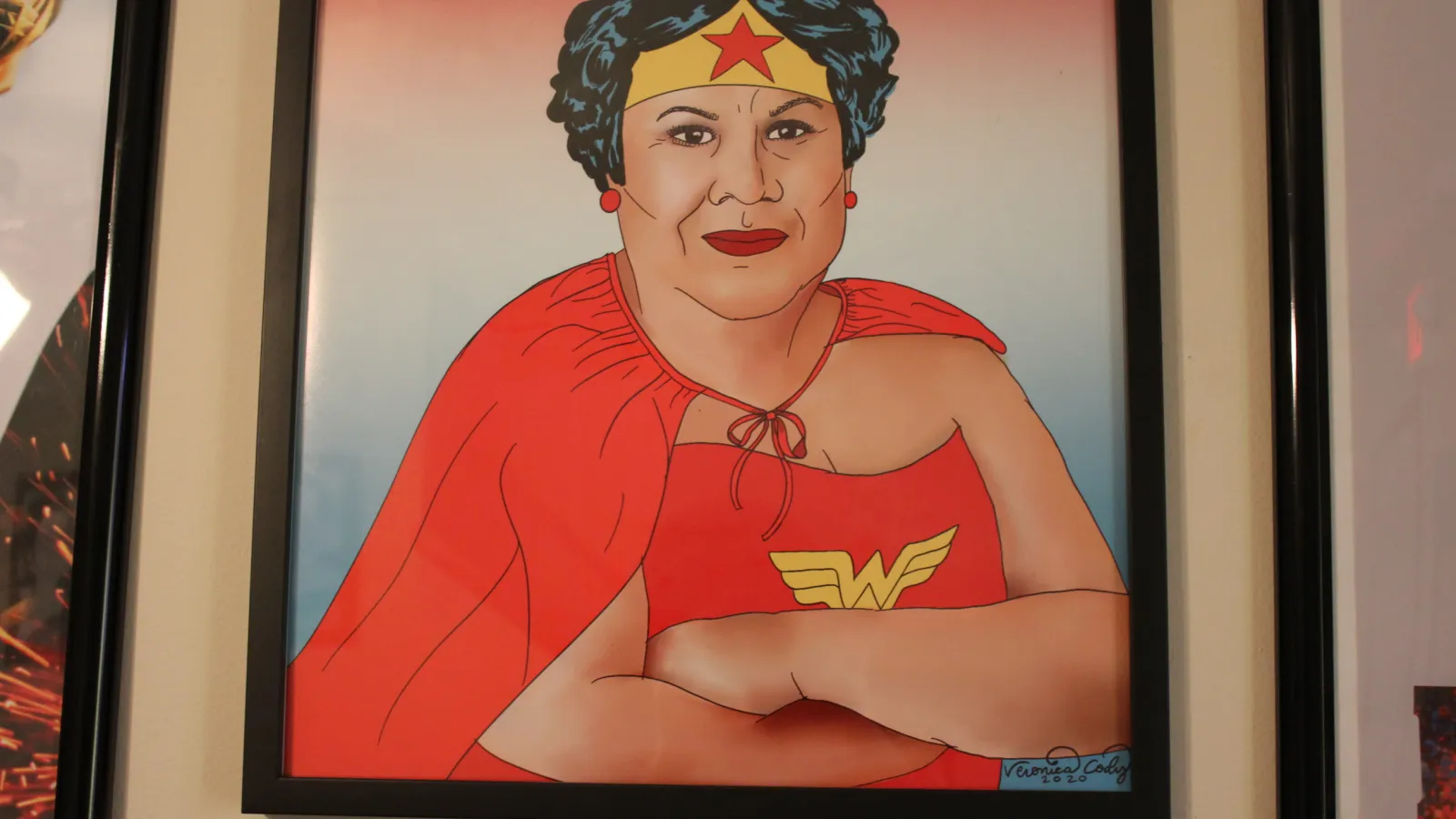 A painting of Anamaria