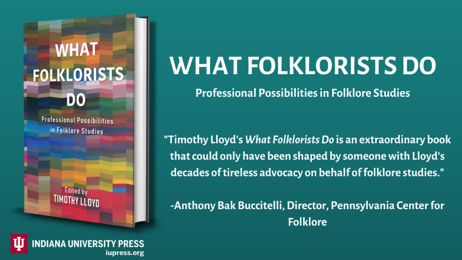 What Folklorists Do front cover and promo blurb