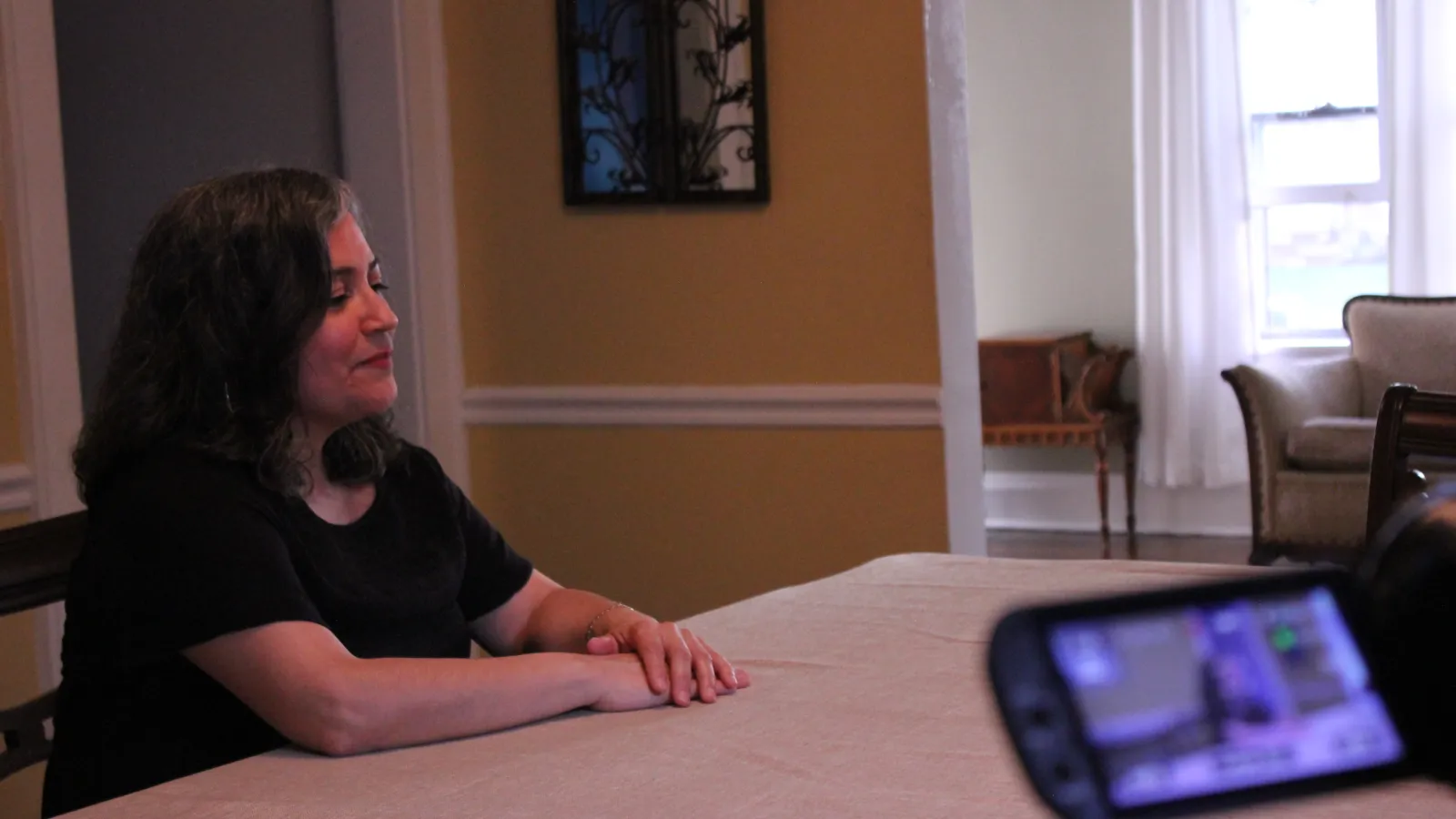 Corona Moreno during her interview