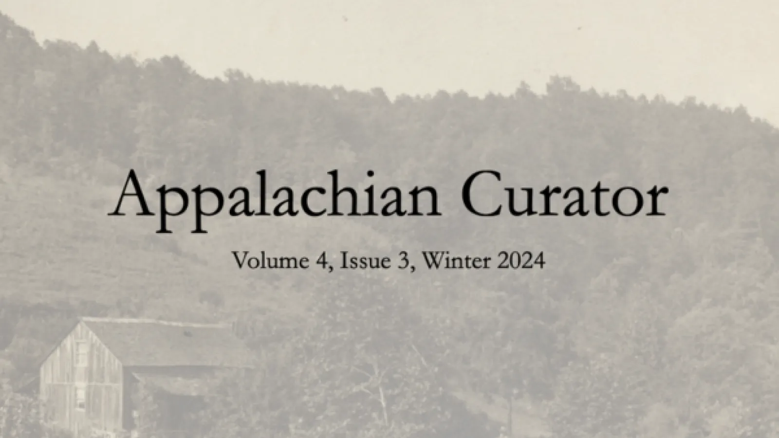 Appalachian Curator cover