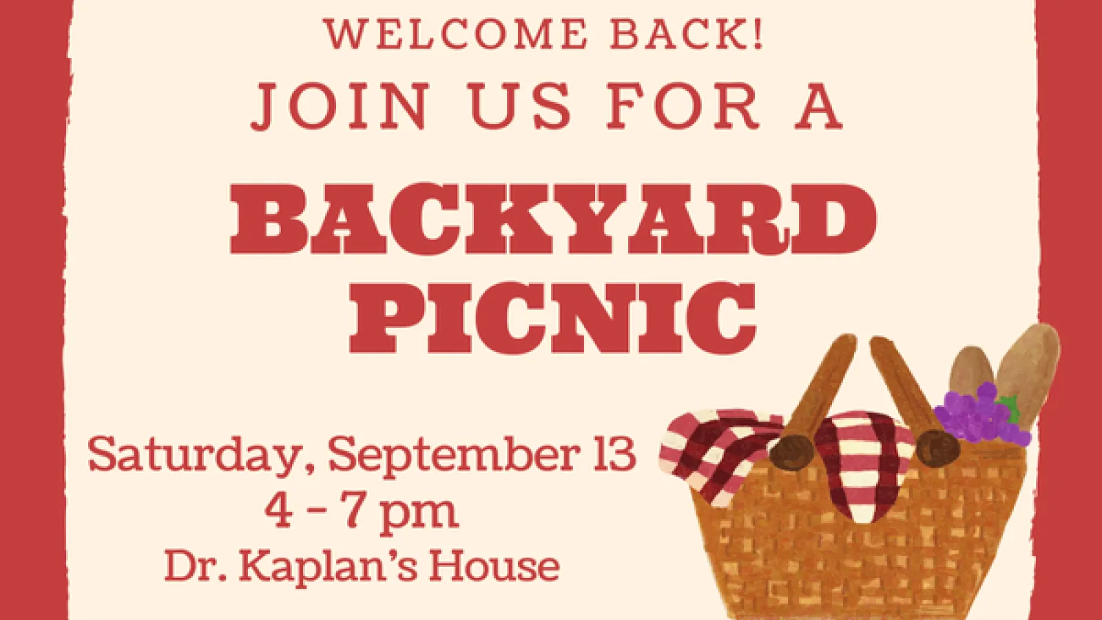 Backyard picnic