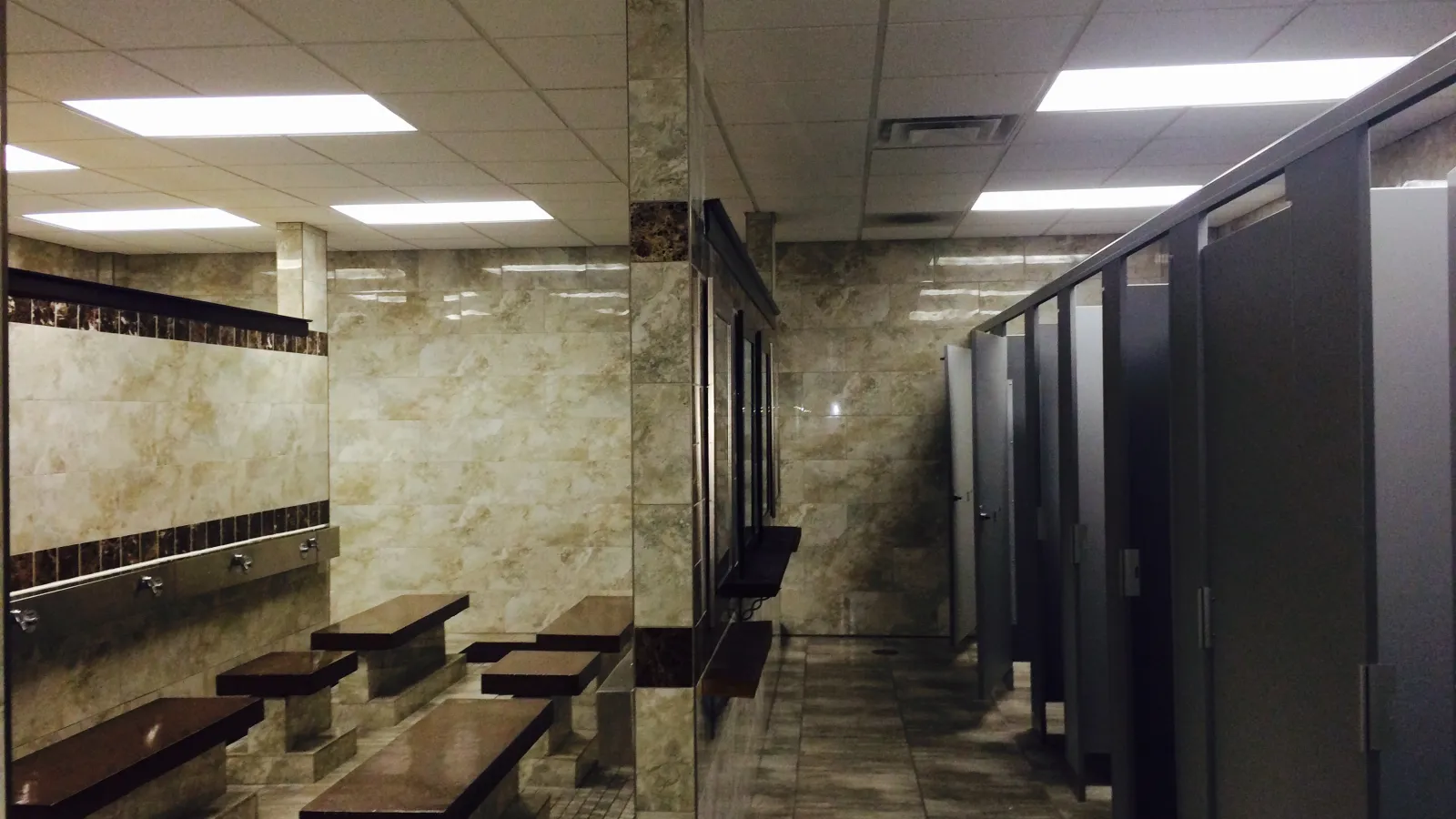 Ablution room at Abubakr Asiddiq Islamic Center