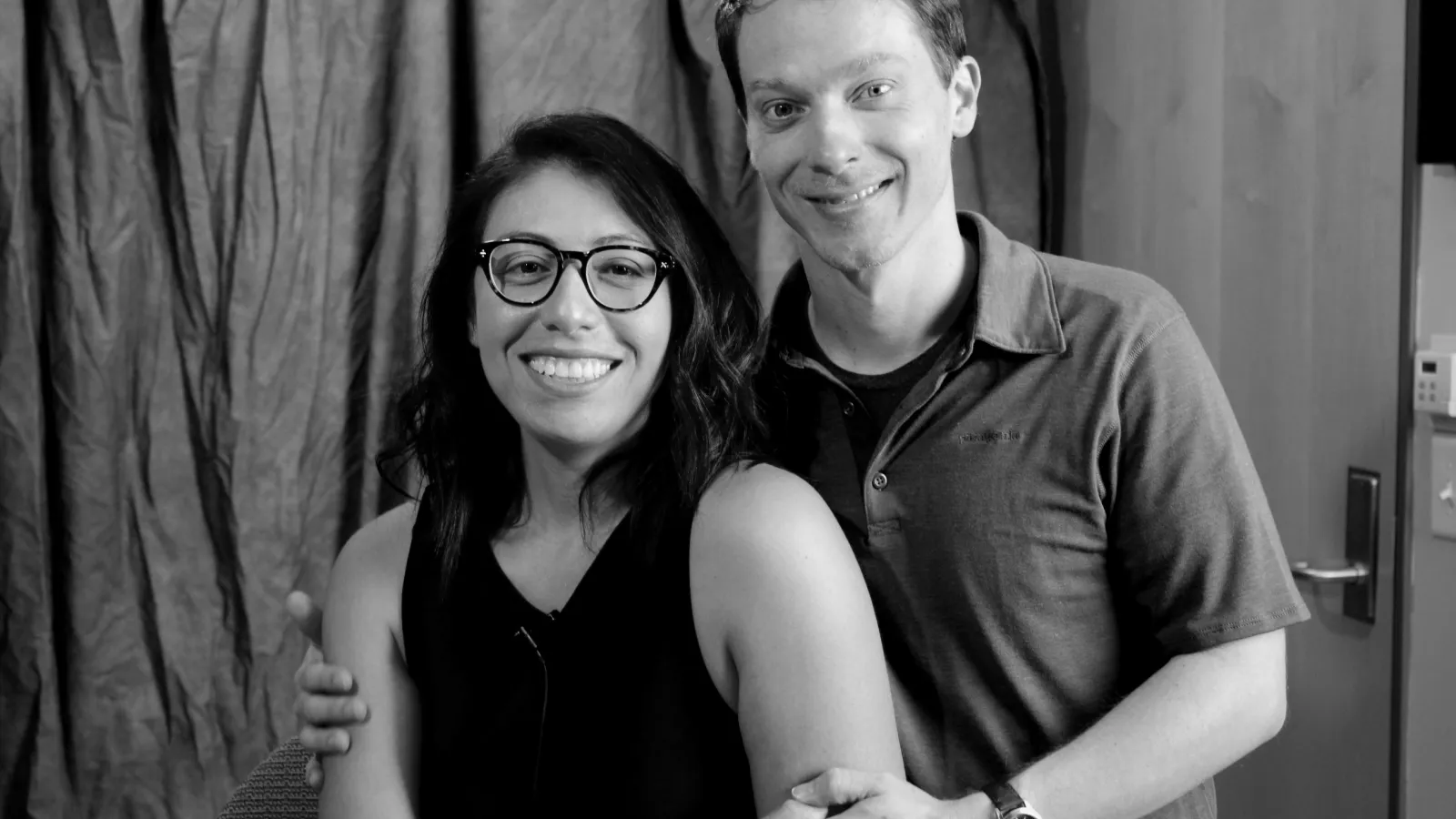 Mira with her husband
