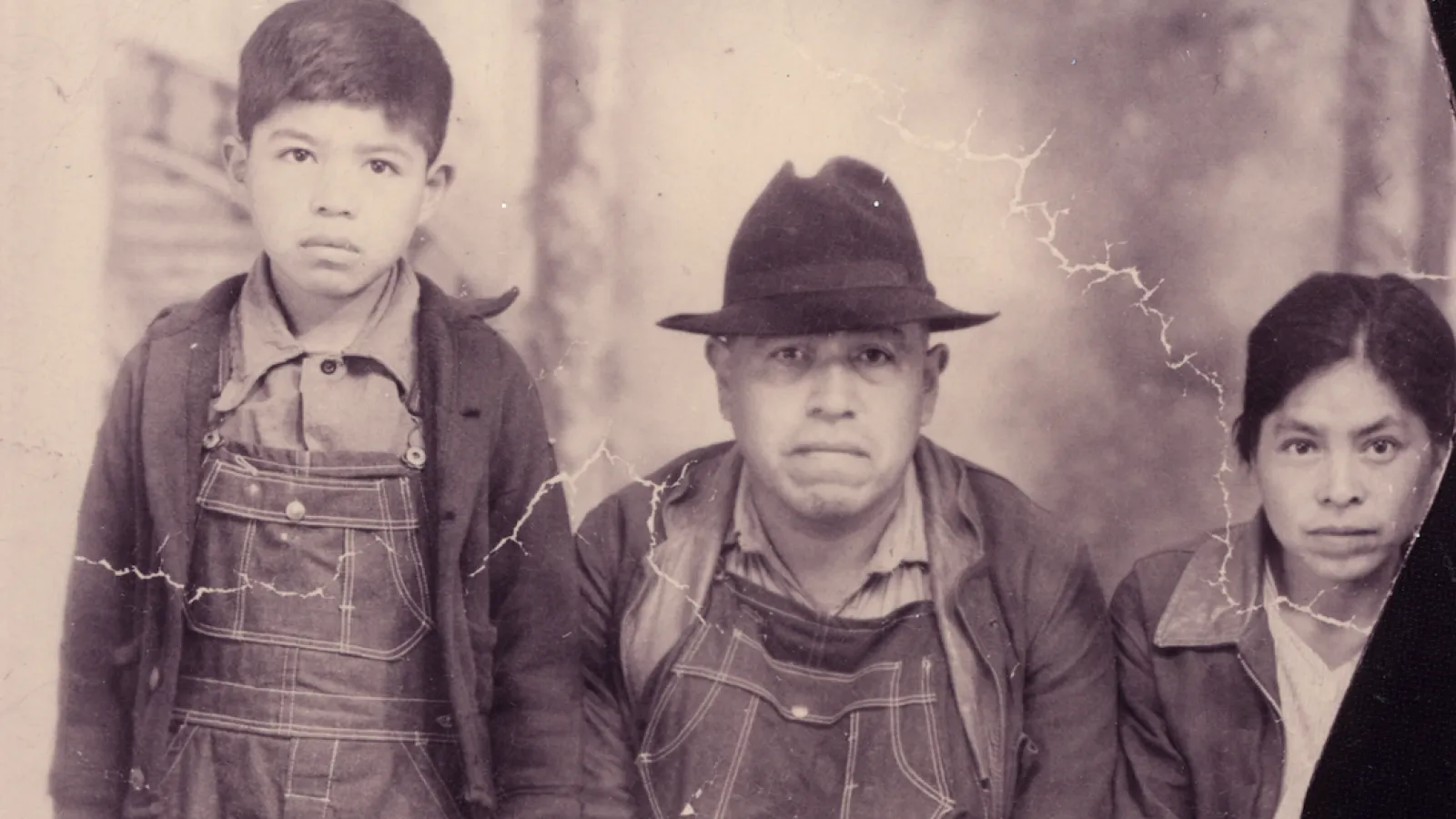 Edwin George with family