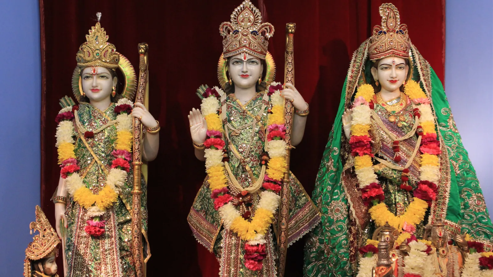 Idols in the temple