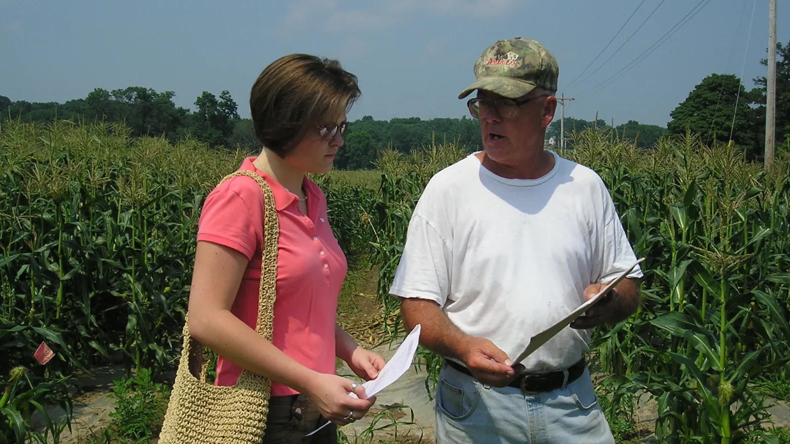 Fieldworker Ashley Overstreet at Neeley Friend Produce in Fairfield County