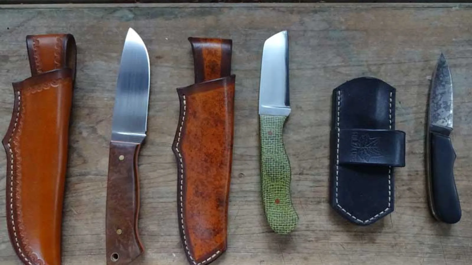 Knives handmade by Ryan Sprinkle for Folklore Made.