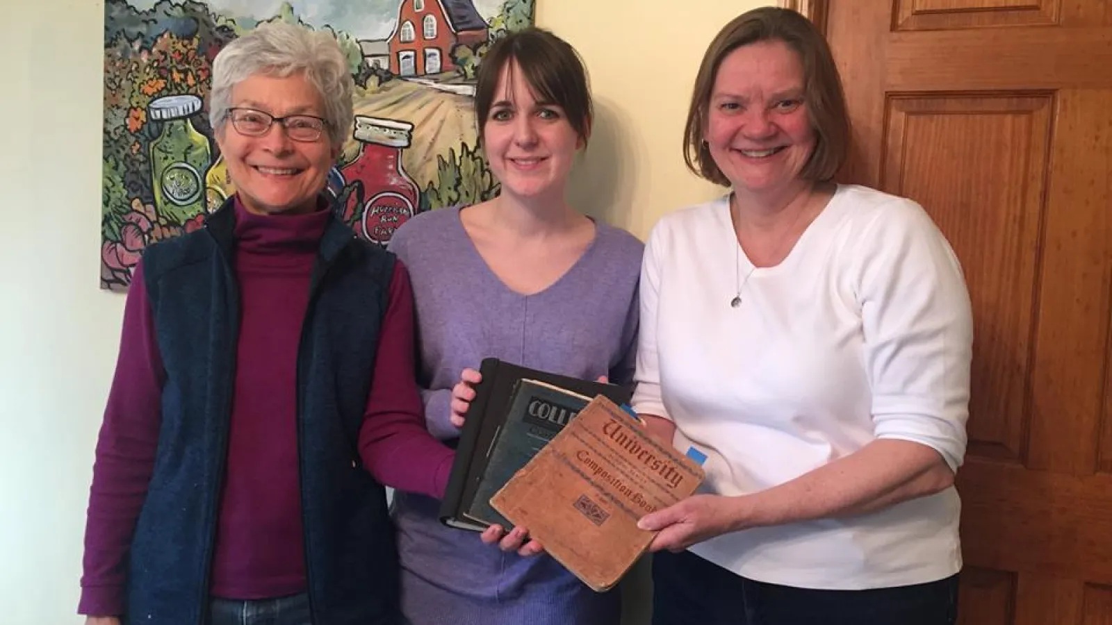 Barb Bradbury and fieldworkers Mariah Marsdenand Laura Thomas