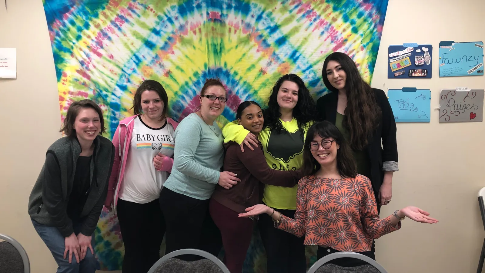 Haley, Fawn, Tabi, Kaylena, Live, Whitney, and Katie