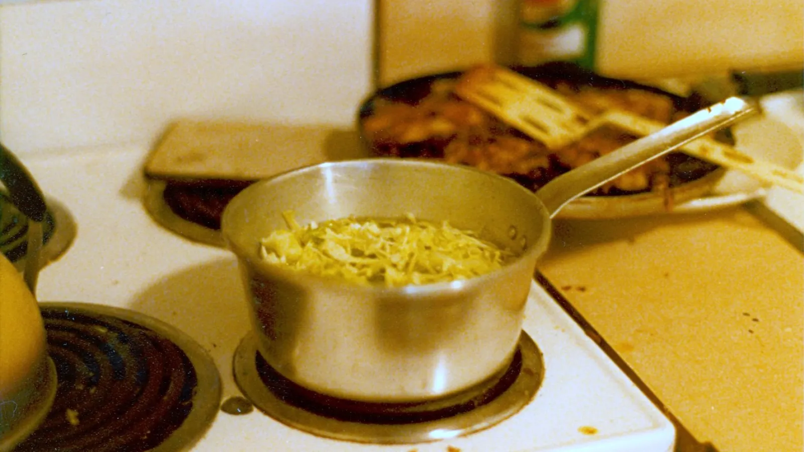 The borscht cooks