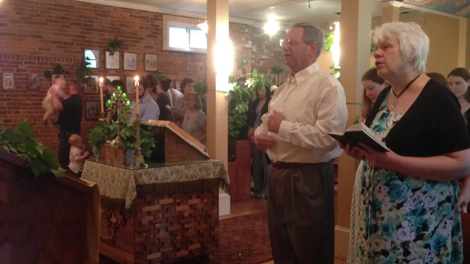 Congregation at St. Gregory of Nyssa Orthodox Church