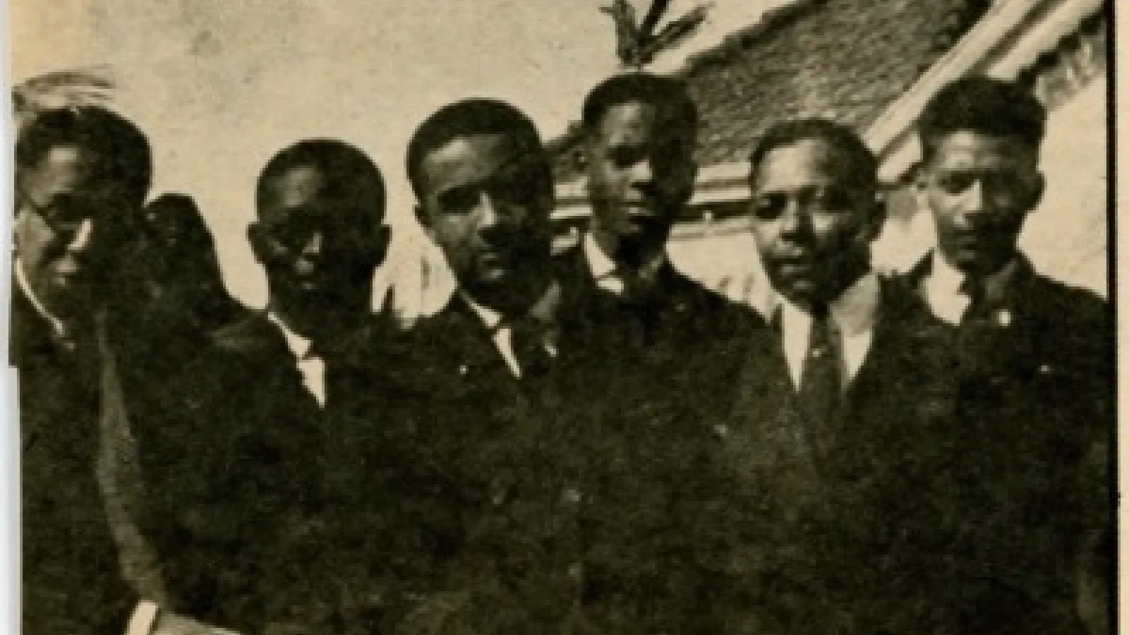 The Whispering Orchestra of Gold that Peter France, Jr. (indicated with arrow) joined in 1921.