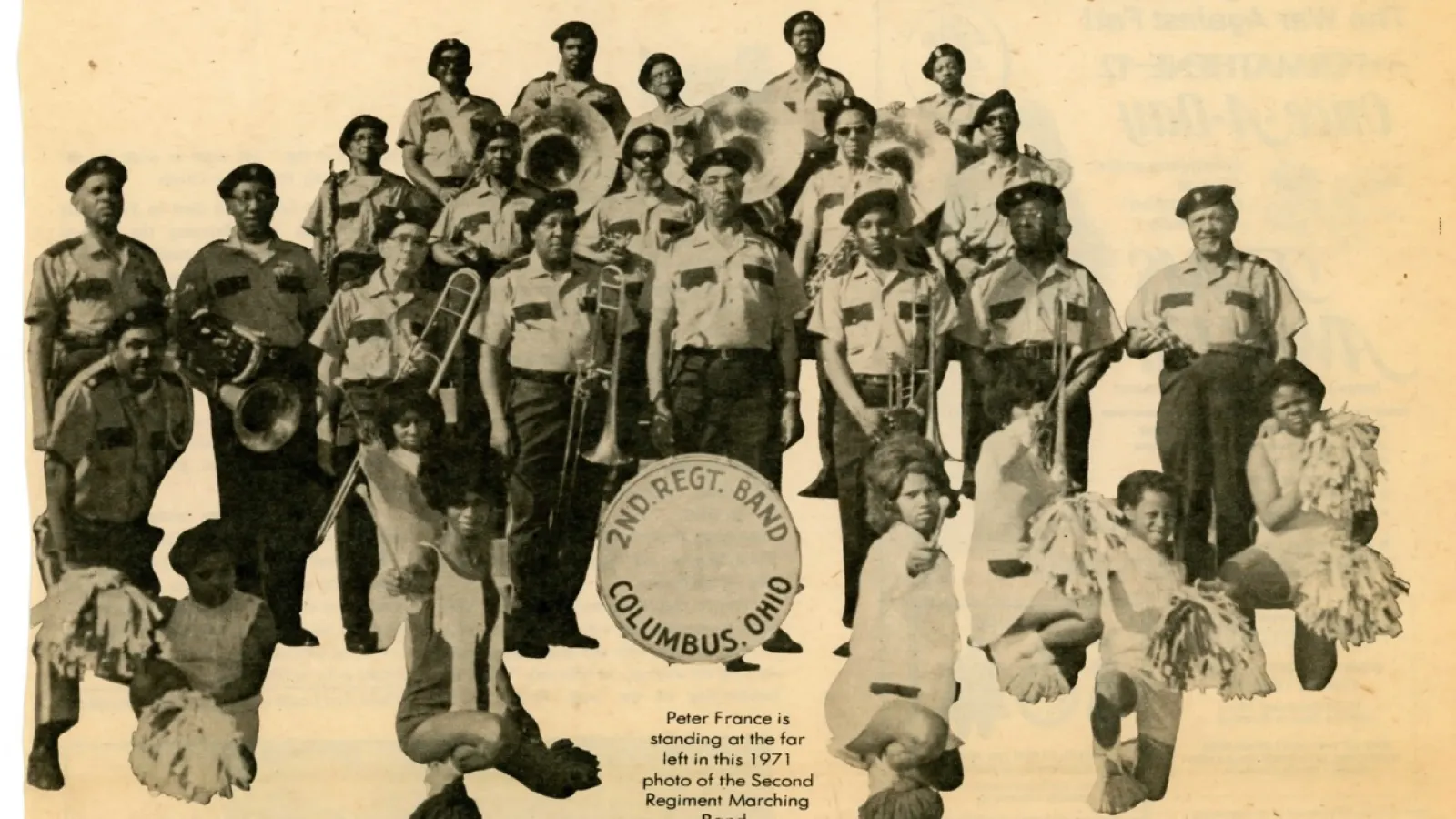 The Second Regiment Marching Band. Columbus, Ohio, 1971.