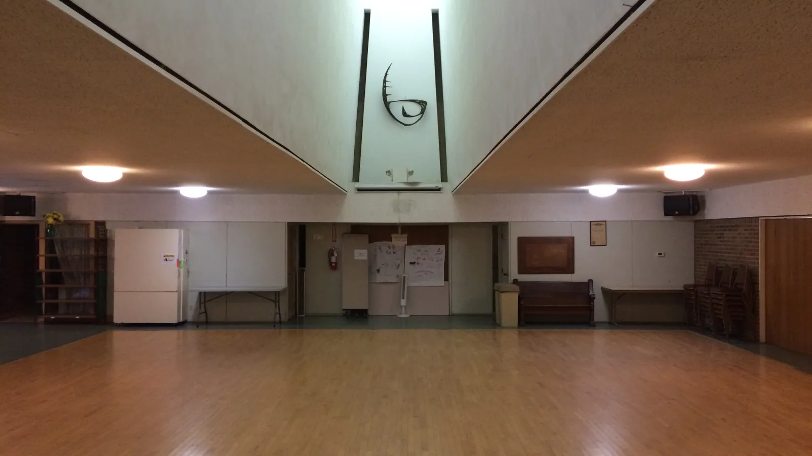 The Fellowship Hall where the Sangha meets to meditate