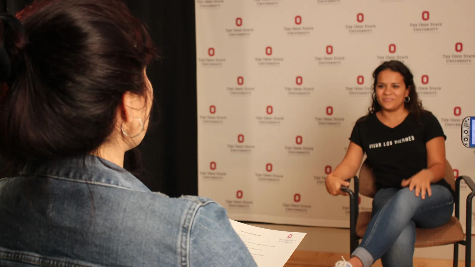 Interviewing Adriana