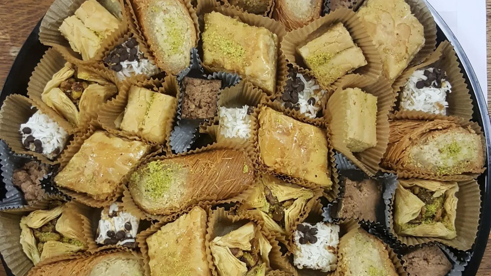 dessert tray