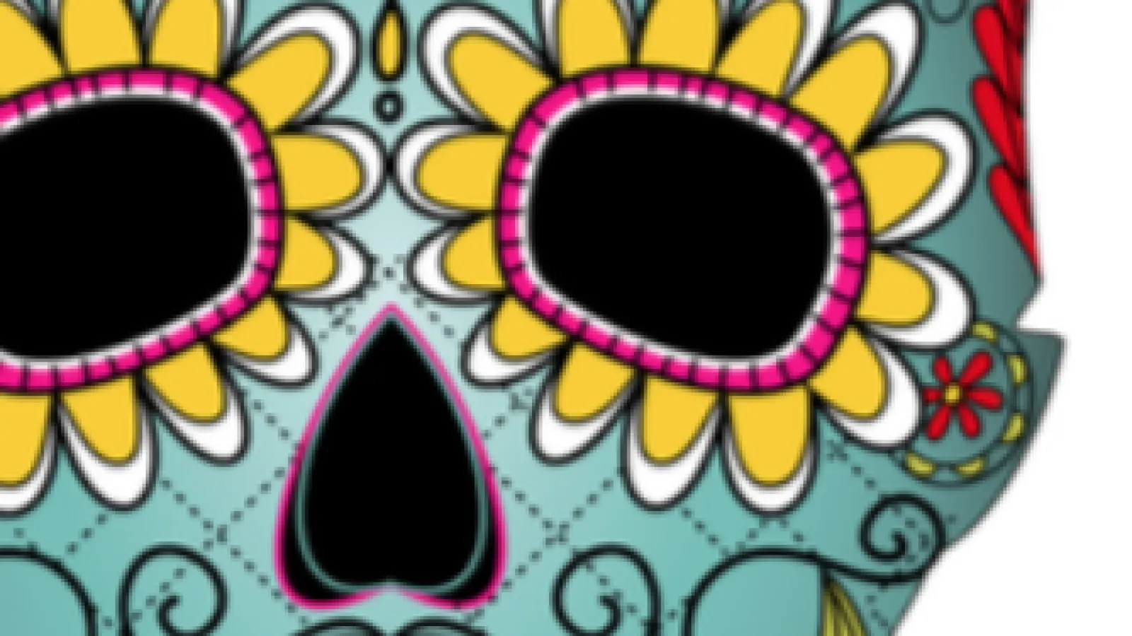 dia de los muertos skull