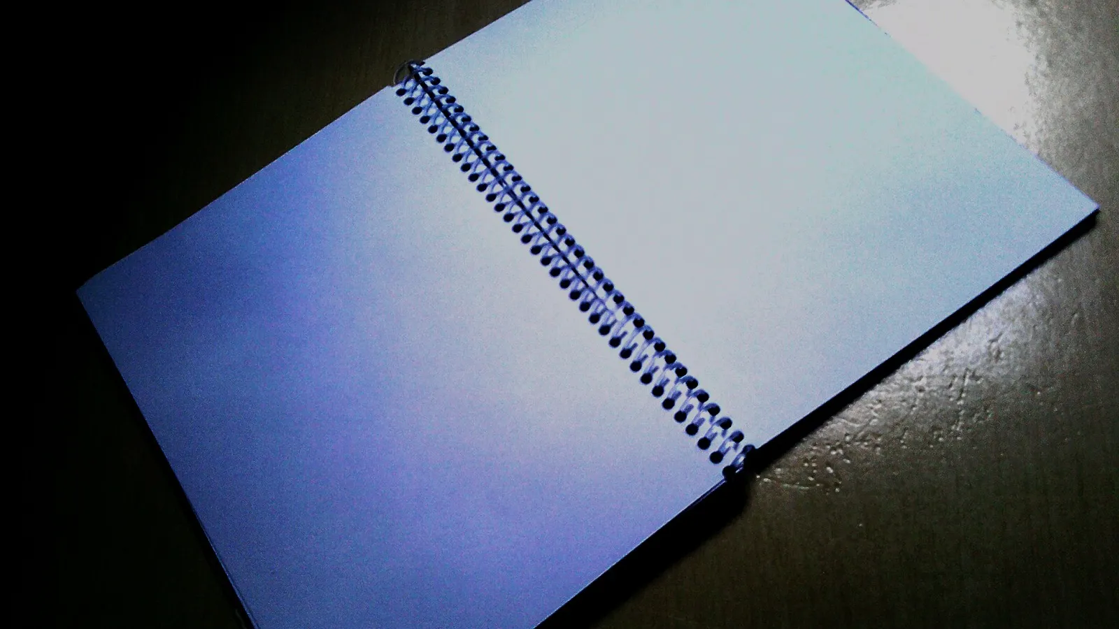 blank notebook