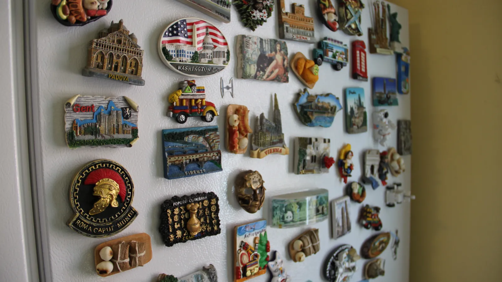 Manrique likes to collect magnets