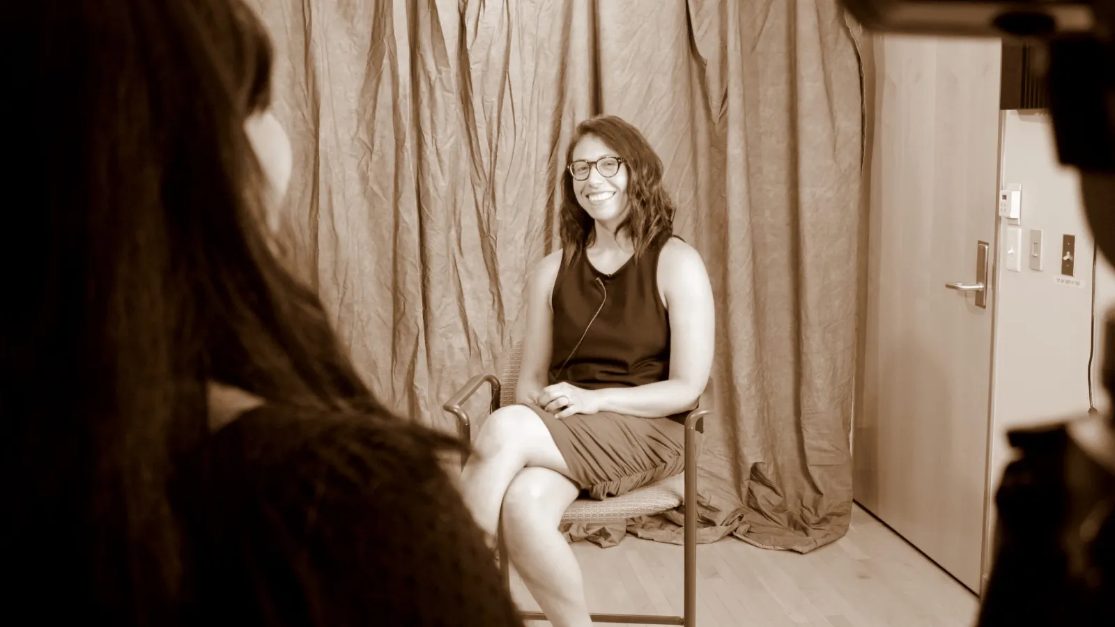 Mira during her interview