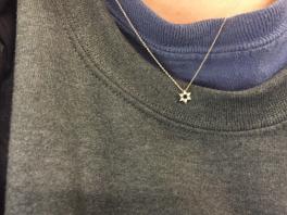 Ohio State University Campus Religion: Star of David Necklace