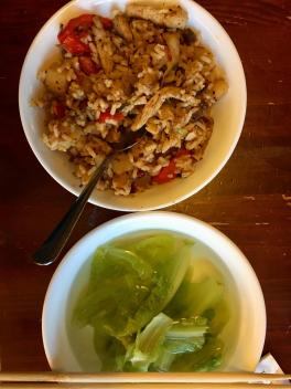 A delicious Chinese dinner cooked by Luna Luo with the free time that is not usually given during a typical rigorous school week.