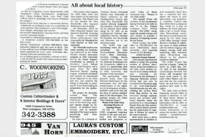 Newspaper clipping on LCBD