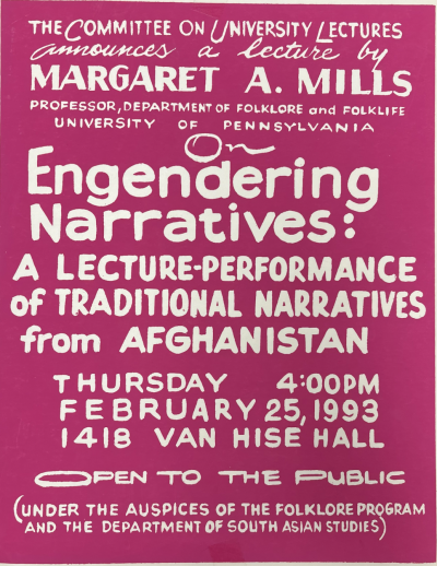 Engendering Narratives Poster