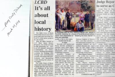 Newspaper clipping on LCBD