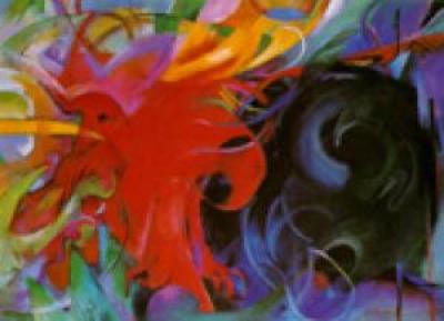 Translation/Transformation Cover artwork for the Translation/Transformation event; predominantly red (left) and black (right)