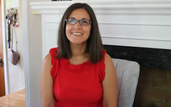 Marcia Moreno at her house