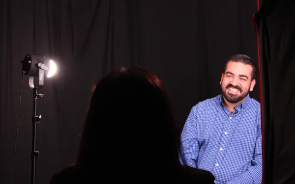 Morales Crispin durante su entrevista
