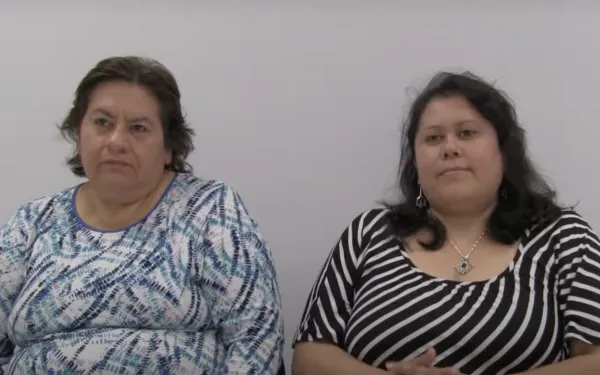 Maria de Los Angeles Vargas y Maria Edith Valadez