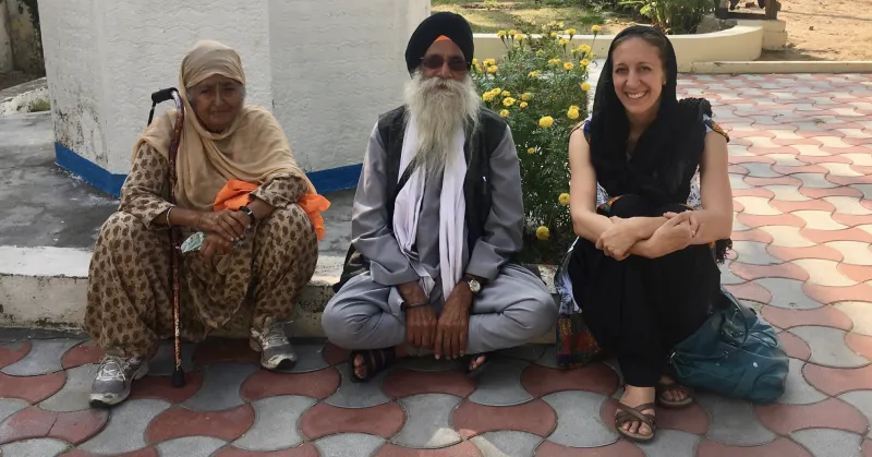 Amanda Randhawa in the field