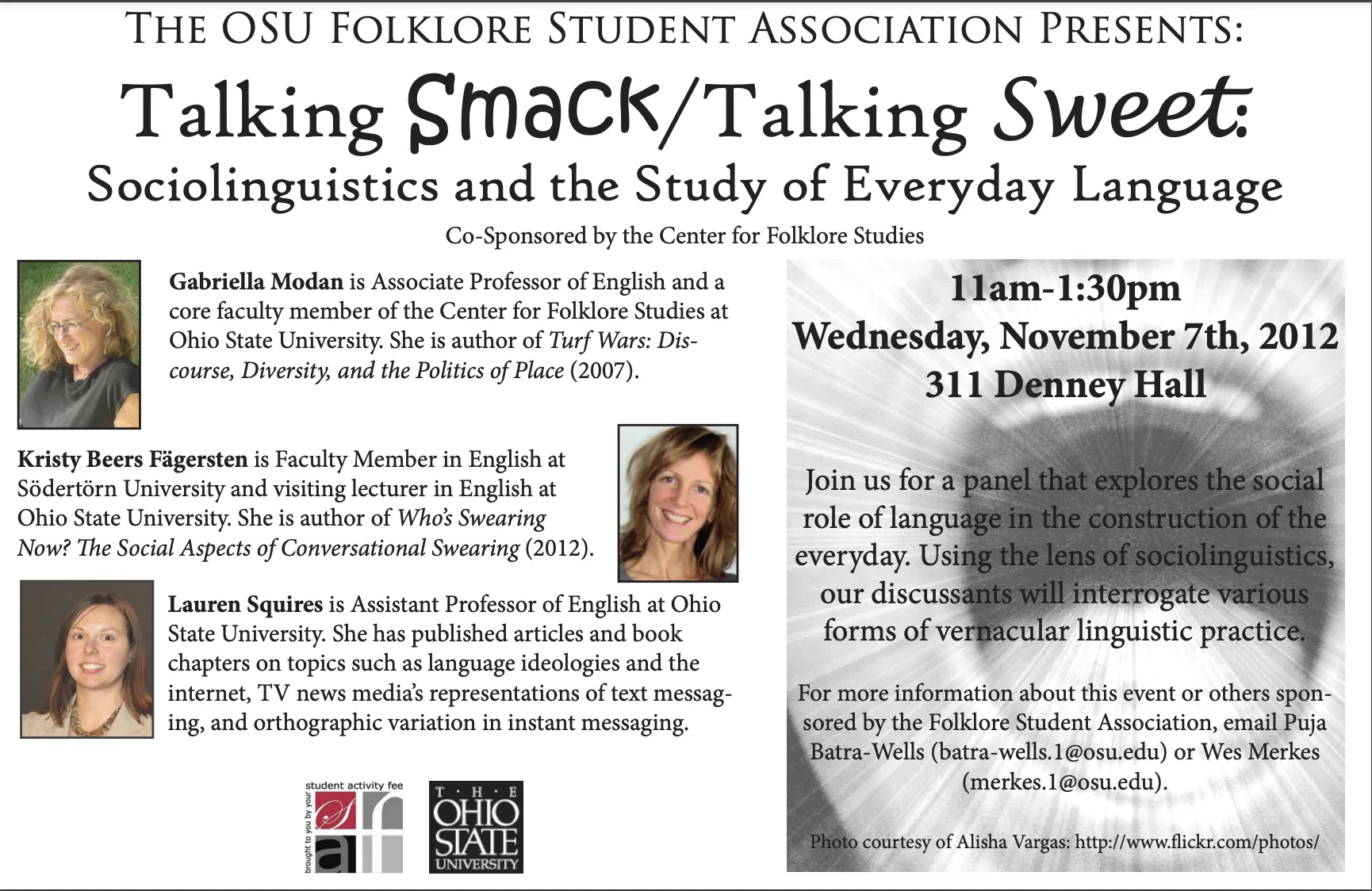 Talking Smack Conference Flyer