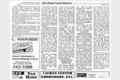 Newspaper clipping on LCBD