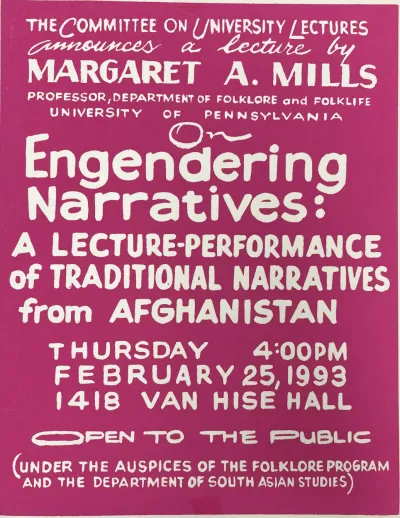 Engendering Narratives Poster