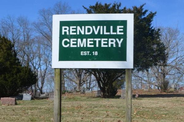 Rendville Cemetery Sign