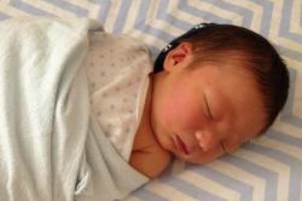 Enle Lucas Shen Ziying and Zuchao Shen's newborn son, Enle Lucas