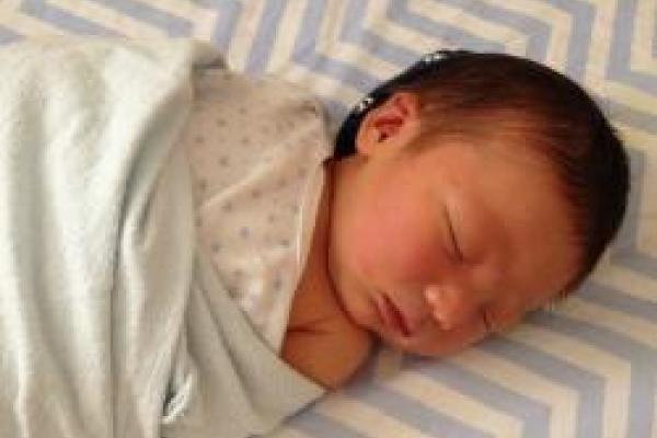 Ziying and Zuchao Shen's newborn son, Enle Lucas