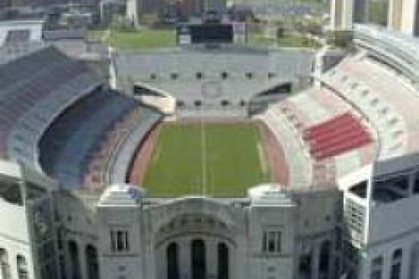 Ohio Stadium Northern aerial view of Ohio Stadium