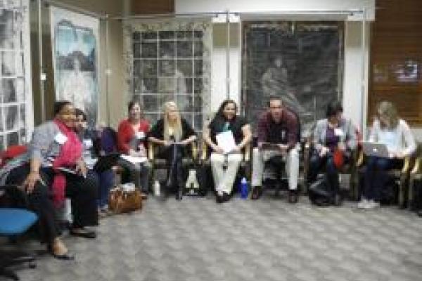 Audience members at a meeting for the Appalachian Studies Association